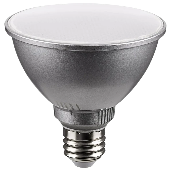 Practical Satco 11 Watt PAR30SN LED 60 Degree Silver Medium Base Light Bulb Outstanding