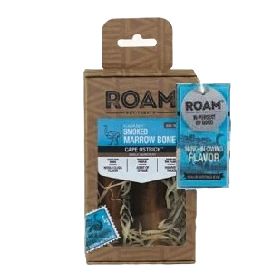 Consistent Roam Smoked Ostrich Marrow Dog Bone 2-Pack Traditional