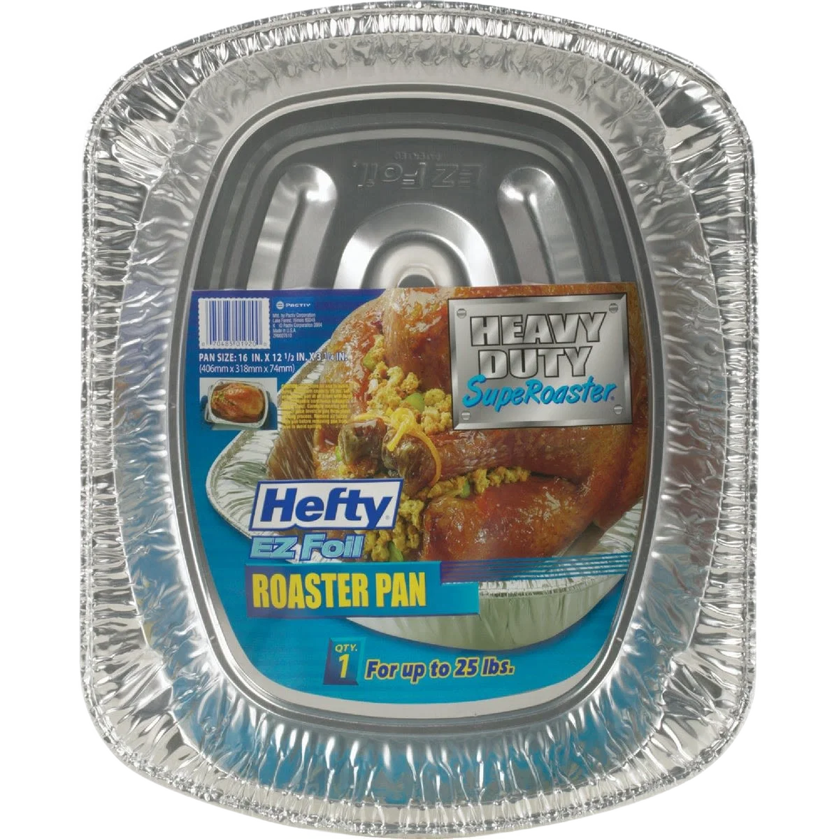 Green Hefty EZ Foil Super Roaster Pan Convenient