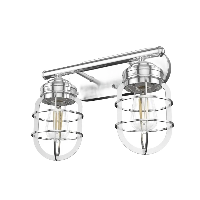 Relaxed Hunter Starklake Chrome 2 Light Vanity Environmentally Friendly