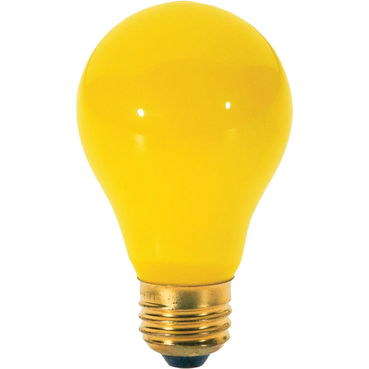 Smooth Satco 60 Watt A19 Yellow Incandescent Bug Light Bulb Sustainable