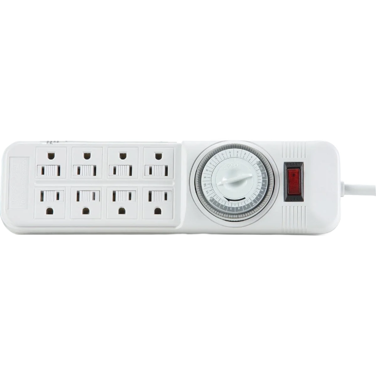 Minimalist Do it 8 Outlet Power Strip with Timer First-Class