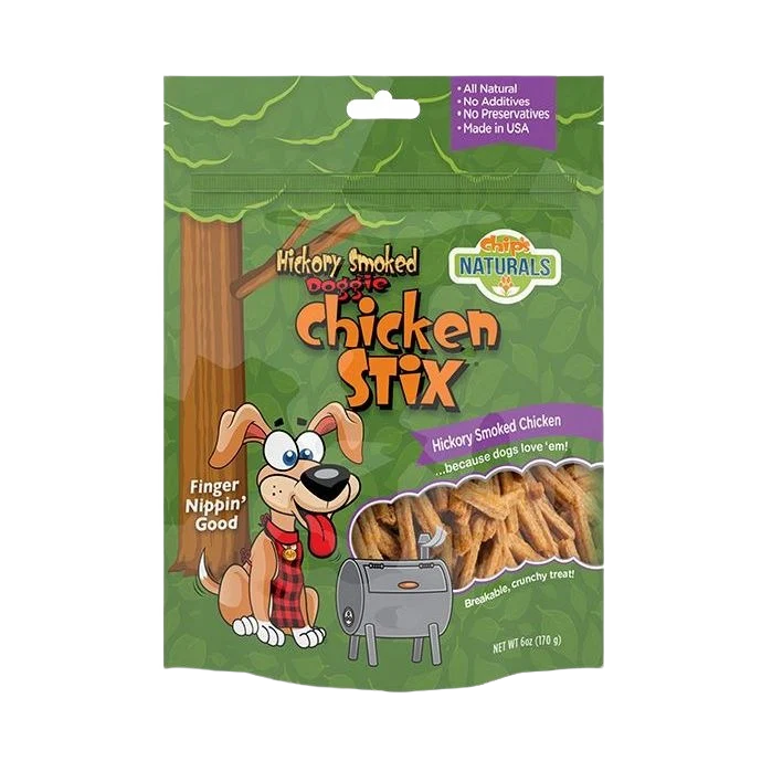 Prestigious Chip’s Naturals Hickory Smoked Doggie Chicken Stix 6 oz. High-Grade