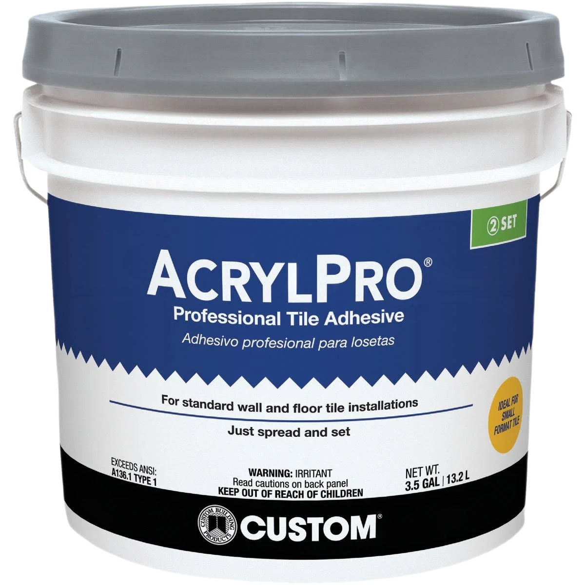 Genuine AcrylPro Ceramic Tile Mastic 3.5 gal. First-Class