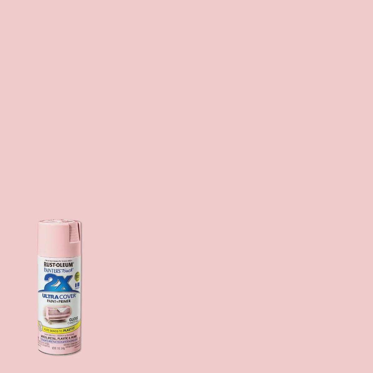 User-Friendly Rust-Oleum Painters’ Touch 2X Candy Pink Gloss Spray Paint Primer 12 oz. Certified
