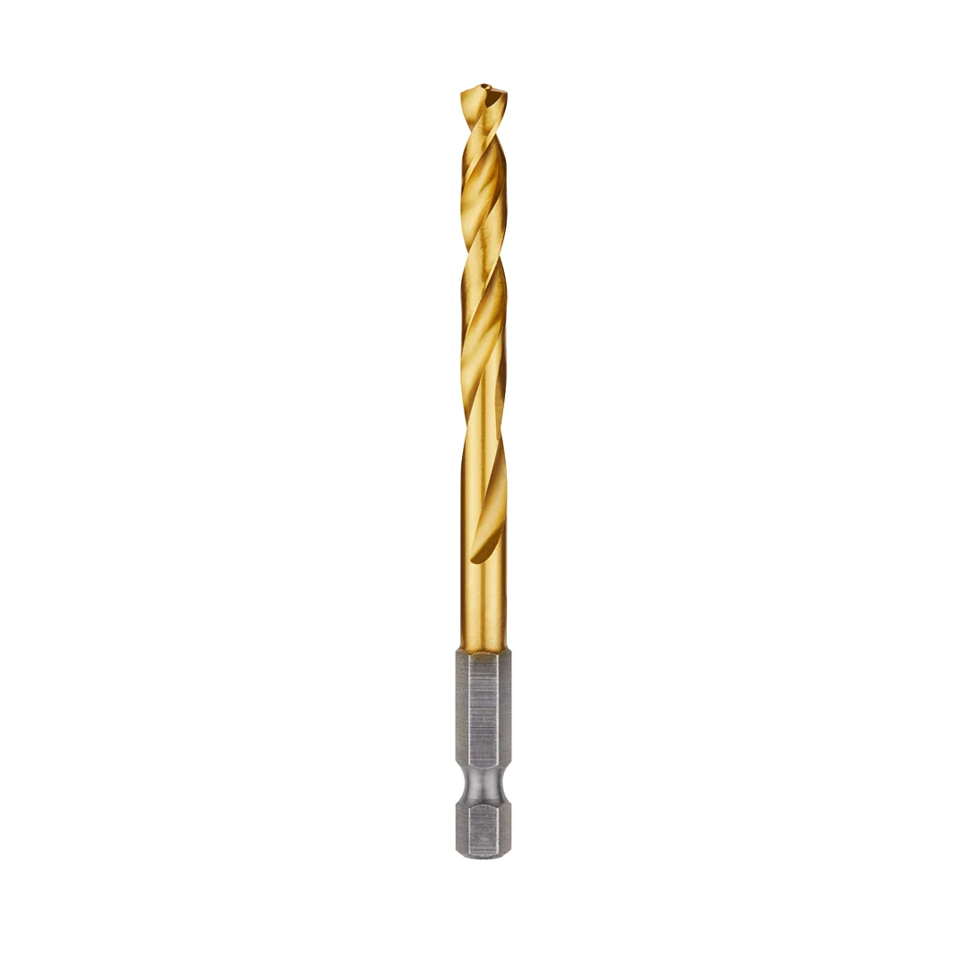 Convenient Milwaukee 15 64 SHOCKWAVE™ Impact Duty RED HELIX™ Titanium Drill Bit Smooth