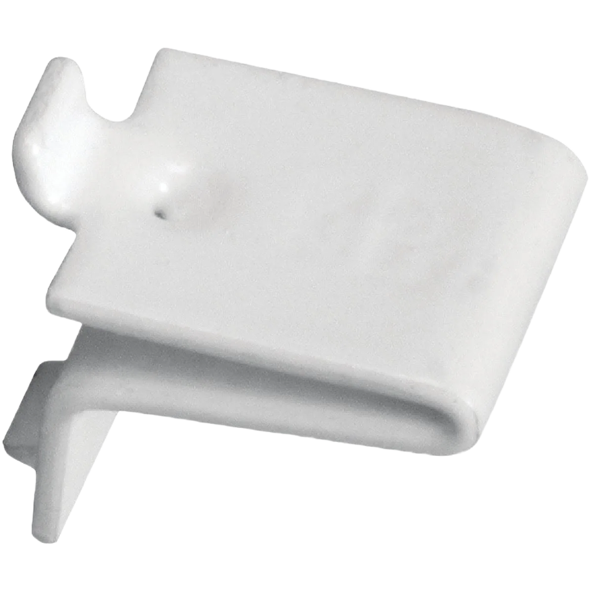 Practical Knape Vogt 256 Series White Mortise-Mount Pilaster Shelf Support 12-Count Sophisticated