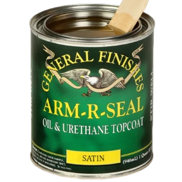 Convenient General Finishes Arm-R-Seal Oil Urethane Topcoat Satin 1 Pint Consistent