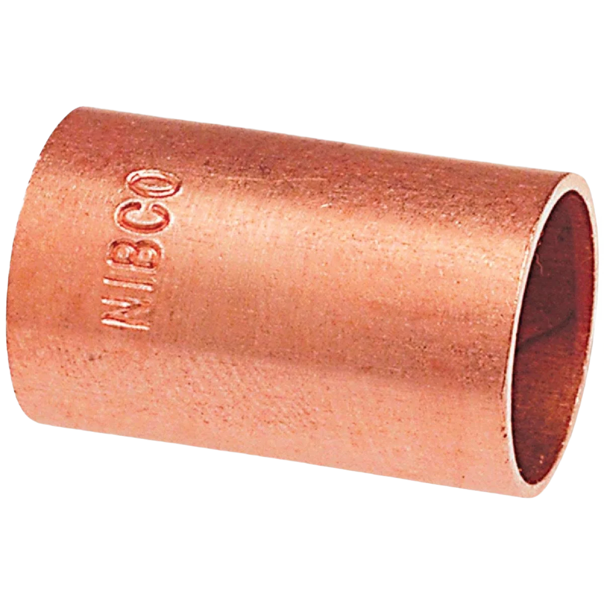 Healthy NIBCO 3 4 x 3 4 Copper Coupling without Stop Natural