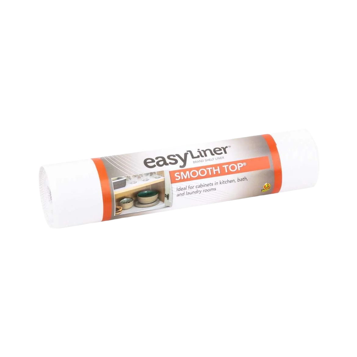 Relaxed Duck Brand EasyLiner Smooth Top White Shelf Liner 12 in. x 10 ft. Organic
