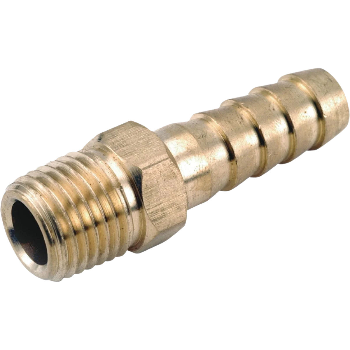 Fine Crafted Anderson Metals Brass Hose Barb 1 4 In. ID x 1 4 In. MPT Practical