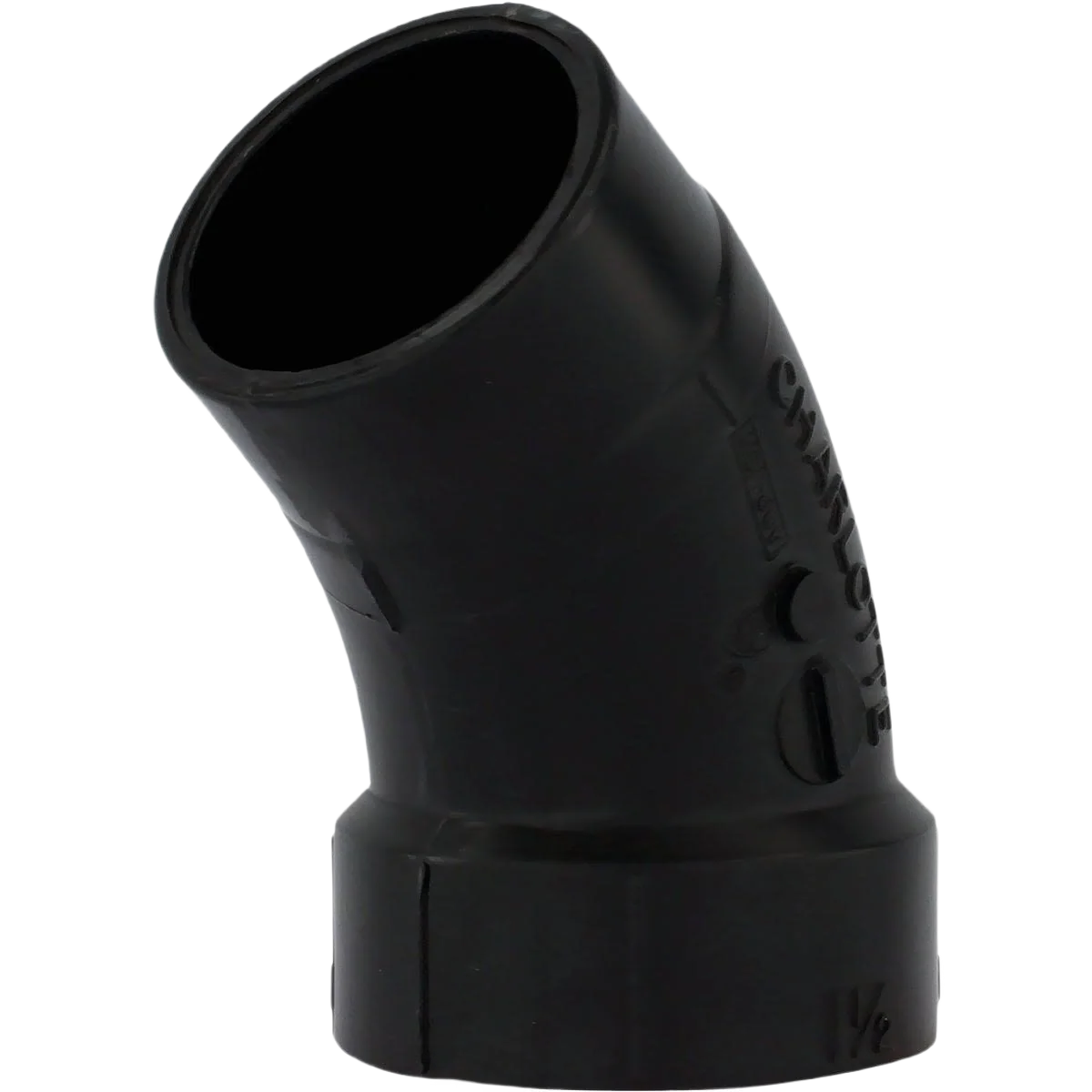 Modern Charlotte Pipe 1-1 2 In. Hub x Spigot 45 Deg. Street ABS Elbow Premium Material