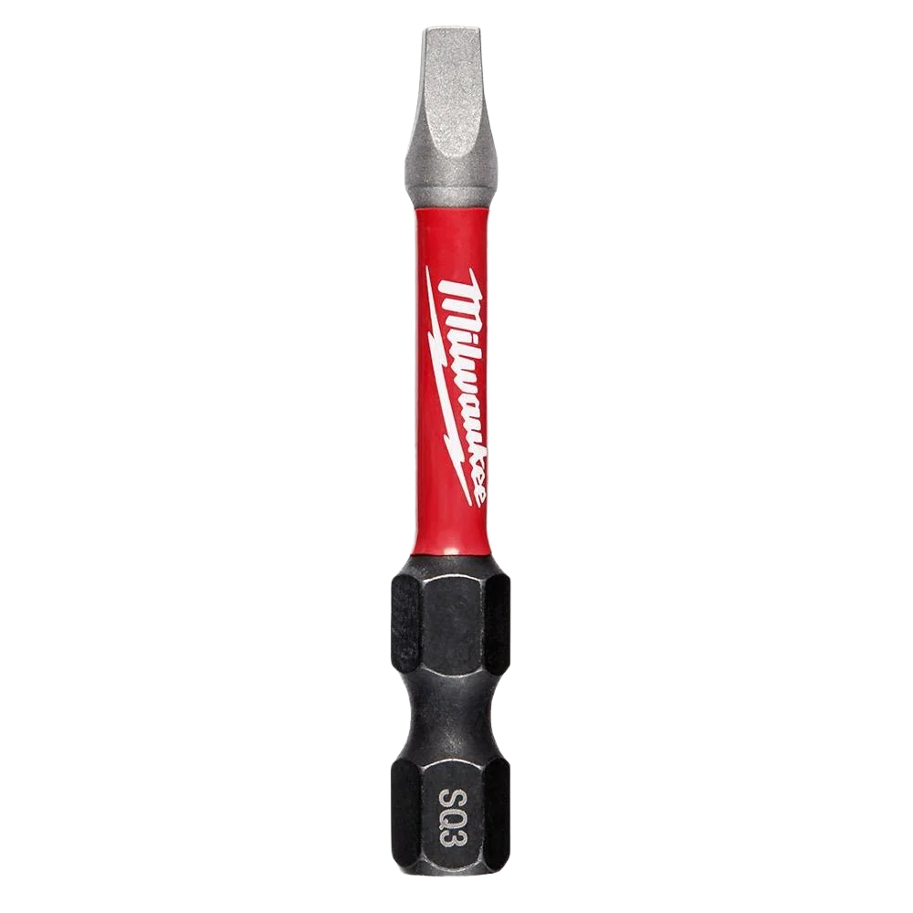 Lightweight Milwaukee SHOCKWAVE™ Impact Duty™ 2 SQ3 Square Bit Pure