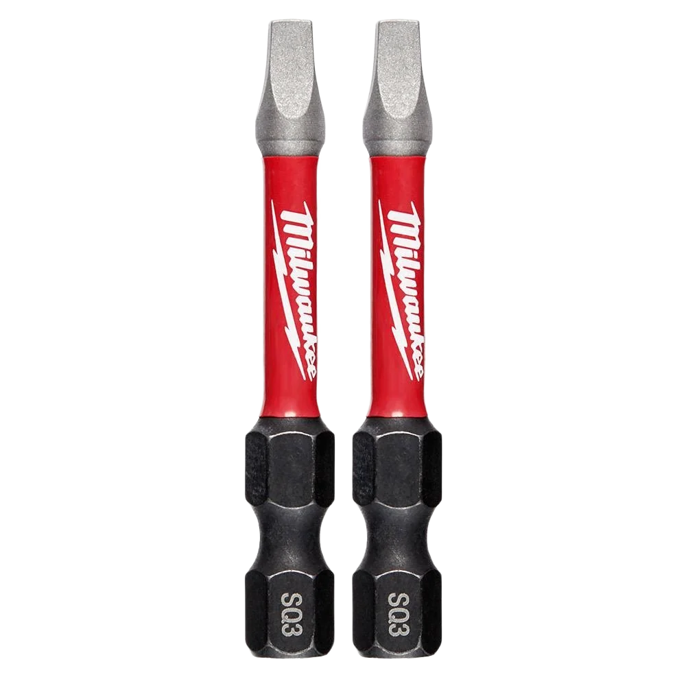 Prestigious Milwaukee SHOCKWAVE™ Impact Duty™ 2 SQ3 Square Bits 2-Pack Innovative