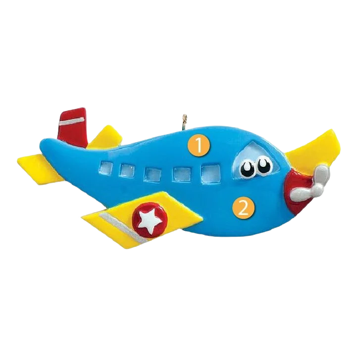 Dependable Rudolph Me Personalized Airplane Toy Ornament Easy-to-Use