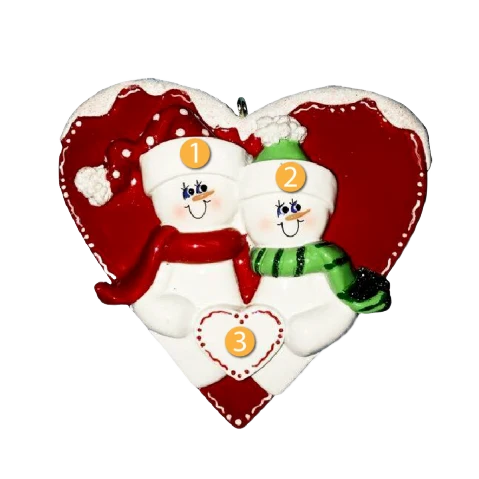 Proven Rudolph Me Personalized Snow Sweethearts Ornament Premium