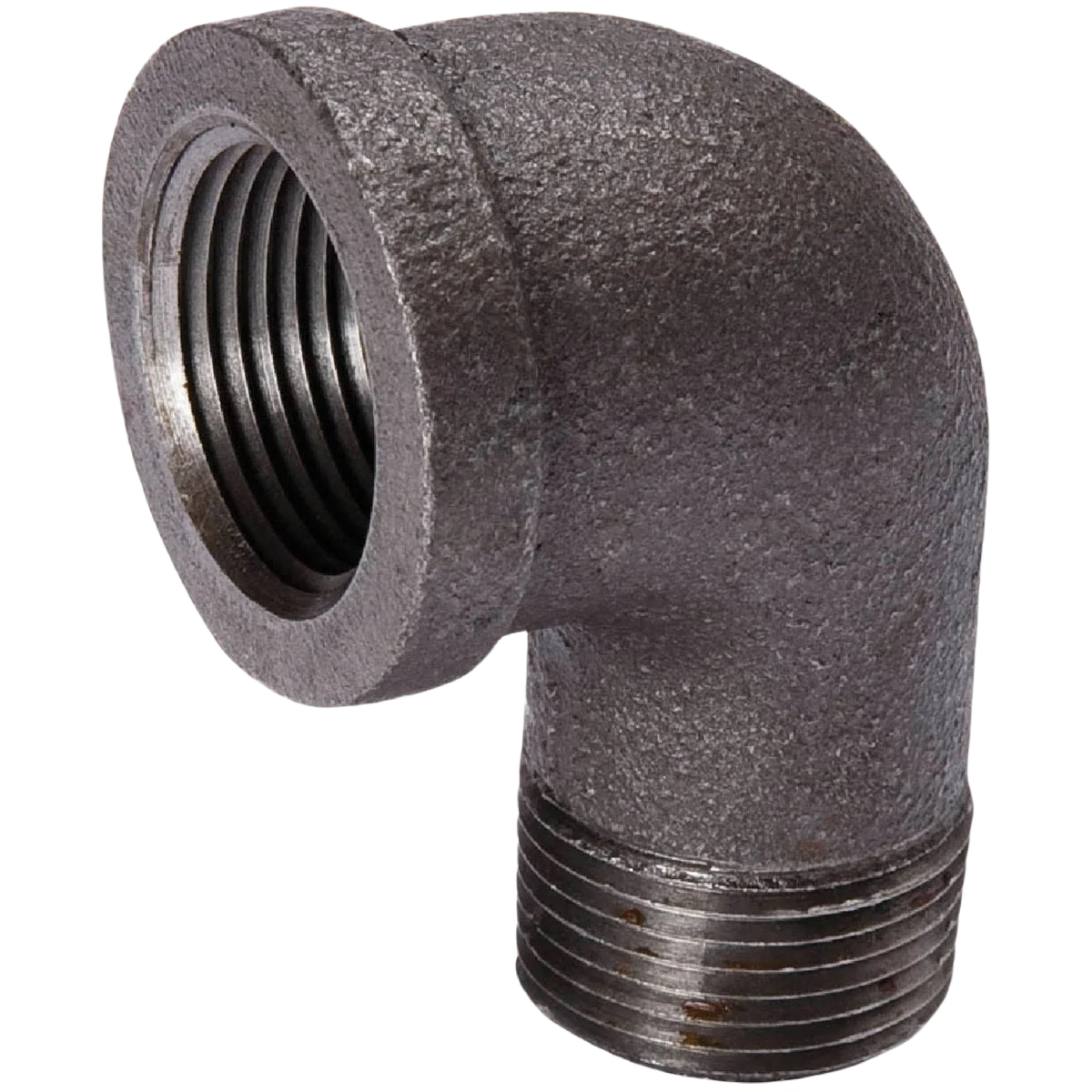 Luxury Southland 1-1 2 In. 90 Deg. Street Malleable Black Iron Elbow Green