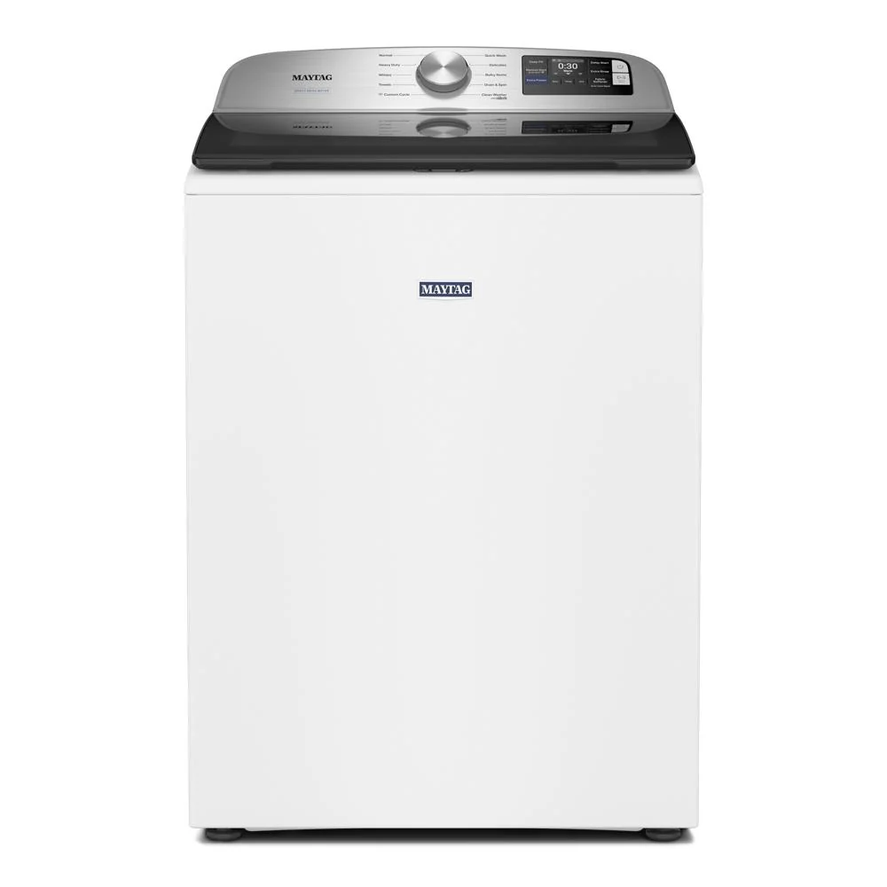 Environmentally Friendly 5.2 Cu. Ft. Top Load Agitator Washer with Extra Power and Smart Appliance Natural