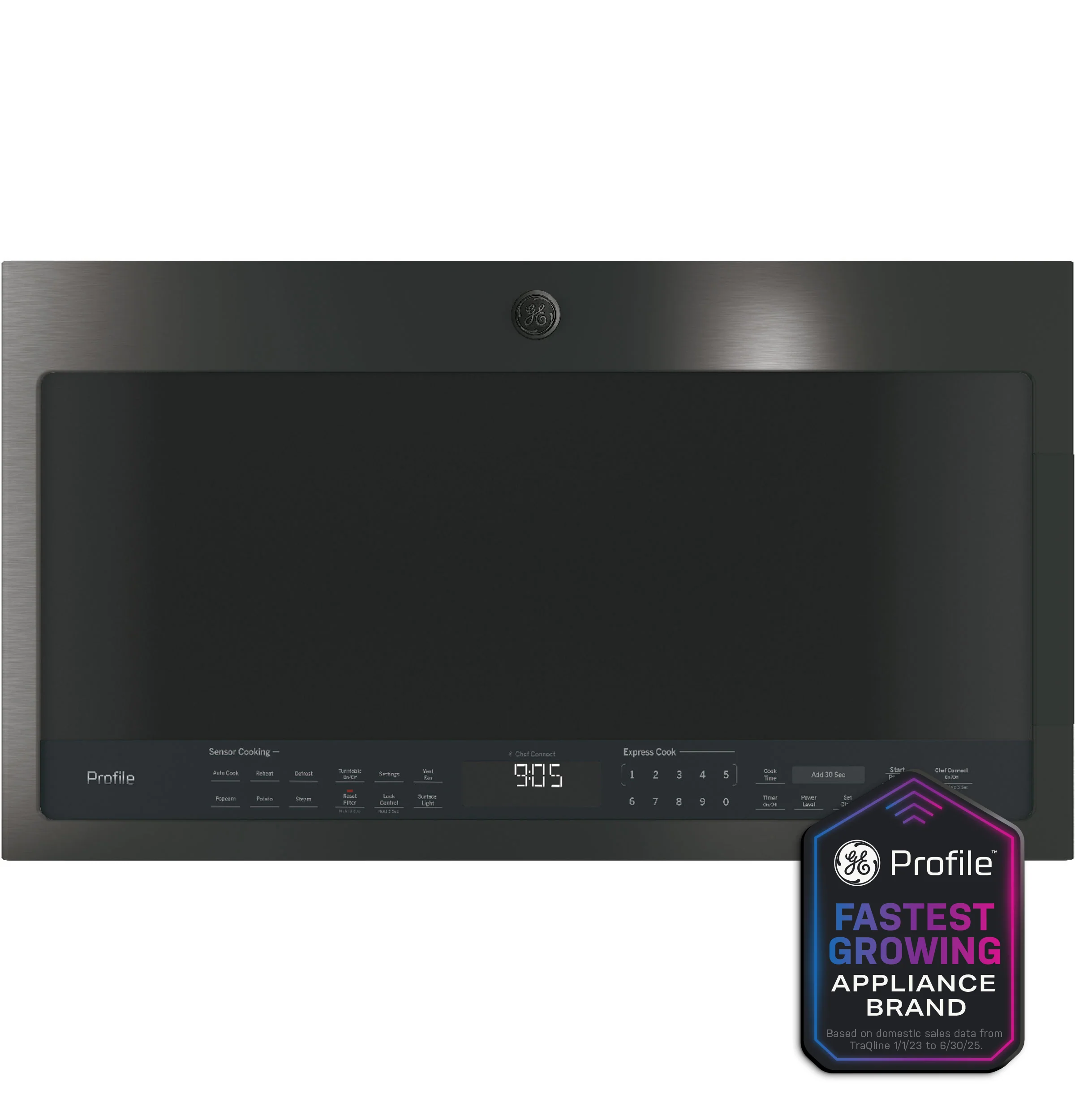 Durable GE Profile™ 2.1 Cu. Ft. Over-the-Range Sensor Microwave Oven Next-Generation