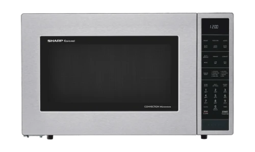 Smooth 1.5 CF Carousel Countertop Microwave Oven Convection Refined