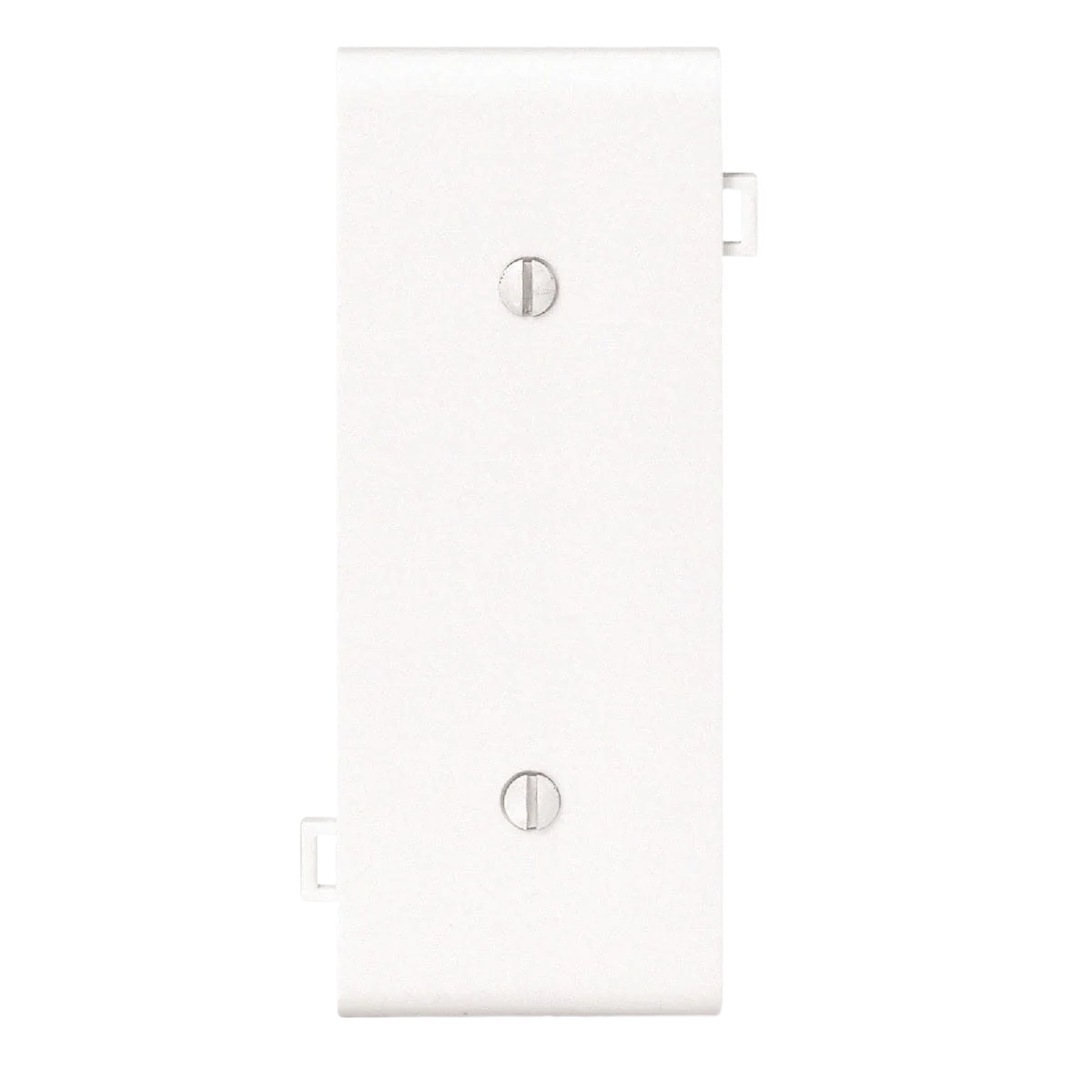 Fine Crafted Leviton 1-Gang White Standard Center Nylon Blank Wall Plate Efficient