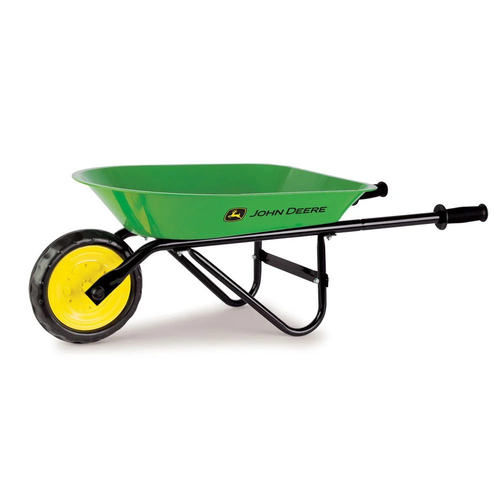 Prestigious TOMY John Deere Steel Wheel Barrow Efficient