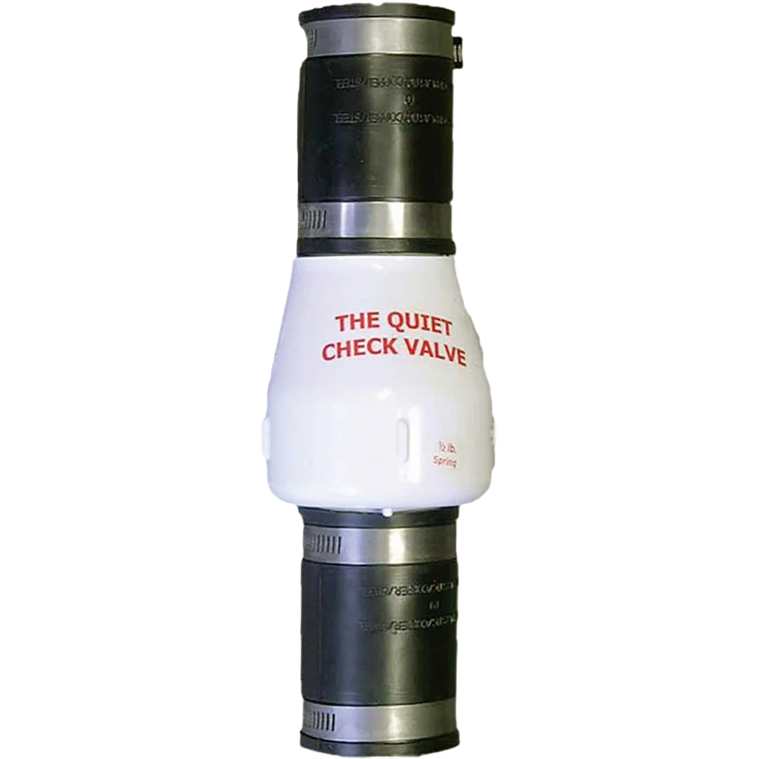 Lightweight Campbell 1-1 2 In. White PVC Spring-Loaded Quiet Check Valve Optimized