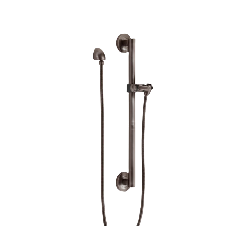 Classic Delta Bronze Adjustable Slide Bar With Elbow Secure