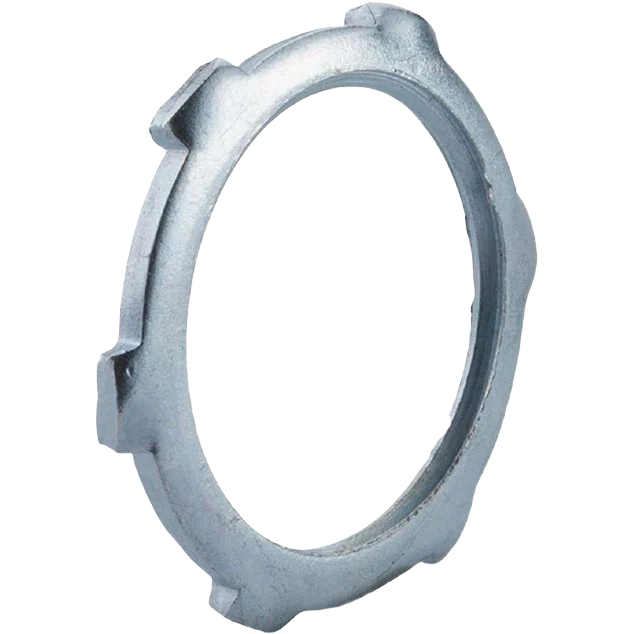 High-End Halex 1 2 Rigid IMC Steel Reversible Conduit Locknut 4-Pack Pure