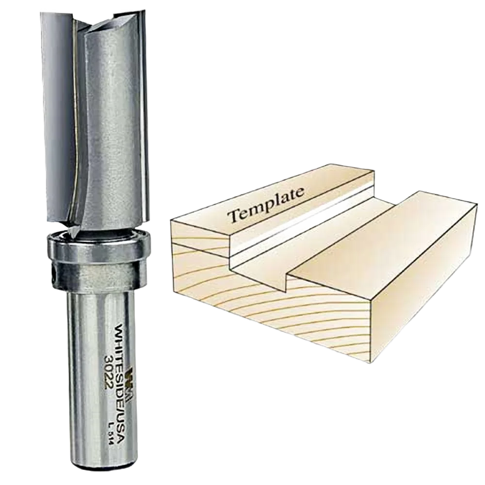 Exceptional Whiteside Template Bit 1 2 in. SH x 3 4 in. CD x 1-1 2 in. CL Advanced