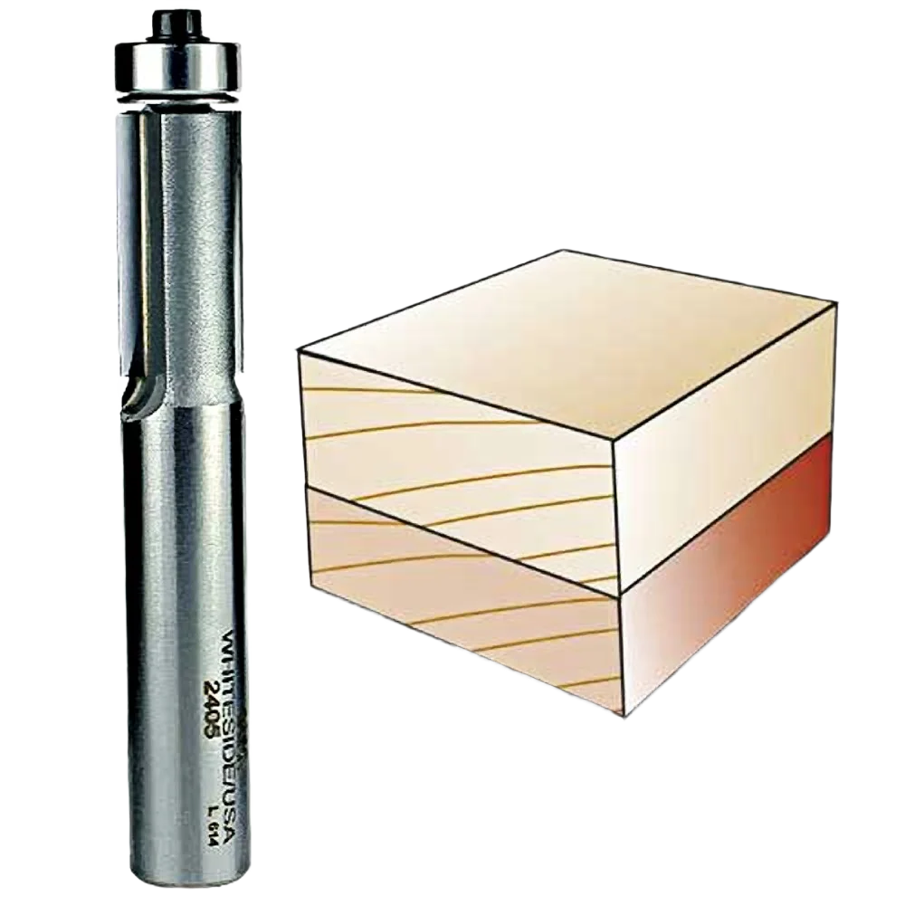 Refined Whiteside Flush Trim Bit 1 2 in. SH x 1 2 in. CD x 1 in. CL Effective