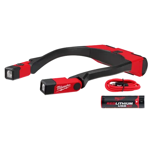 Green Milwaukee REDLITHIUM™ USB 400-L Neck Light Flexible