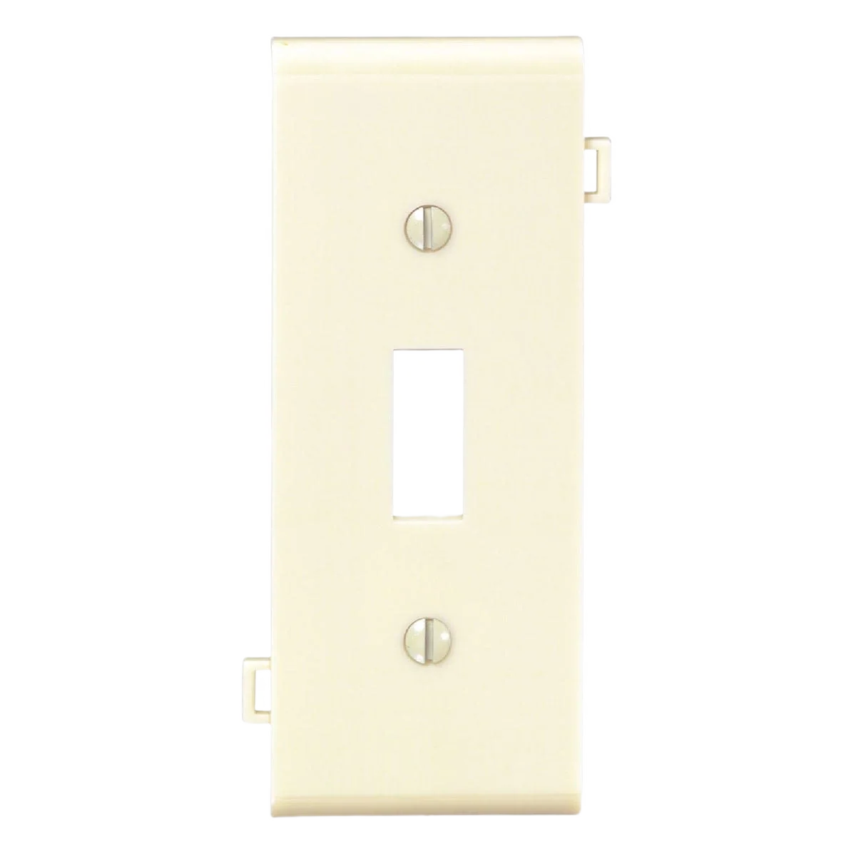 Fine Leviton 1-Gang Ivory Plastic Sectional Toggle Switch Wall Plate High-Grade