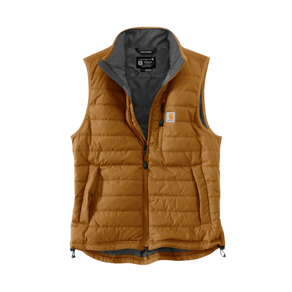 Contemporary Carhartt Men’s XL Brown Rain Defender Insulated Vest Original