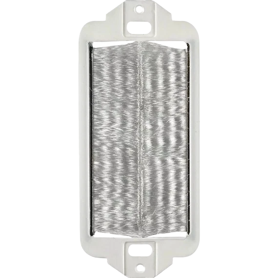 Contemporary Leviton Decora White Brush Passthrough Wall Plate Insert Top-Quality