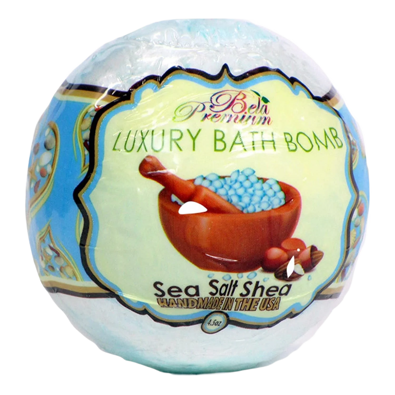 Unique Bela Sea Salt Shea Bath Bomb Breathable