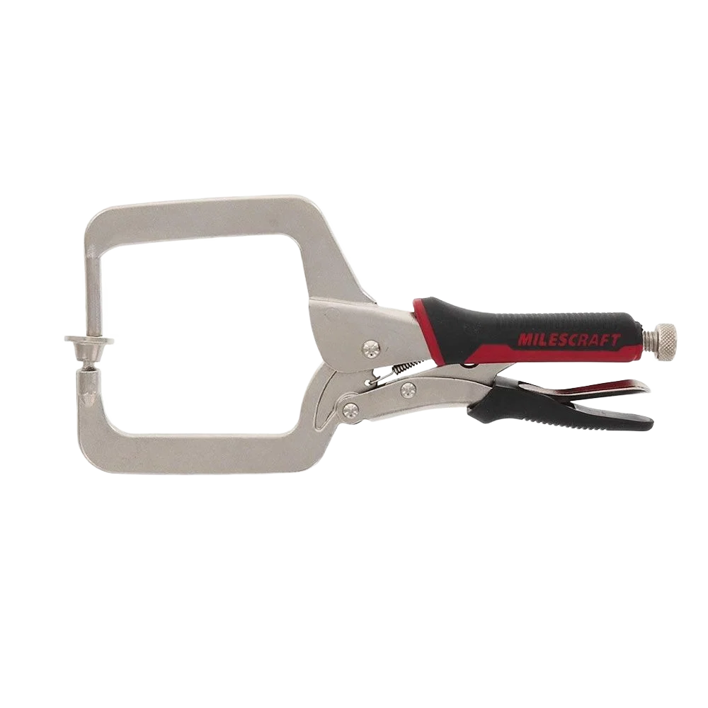 Authentic Milescraft 4 in. Pocket Clamp 90 deg. Pocket Hole Clamp Powerful