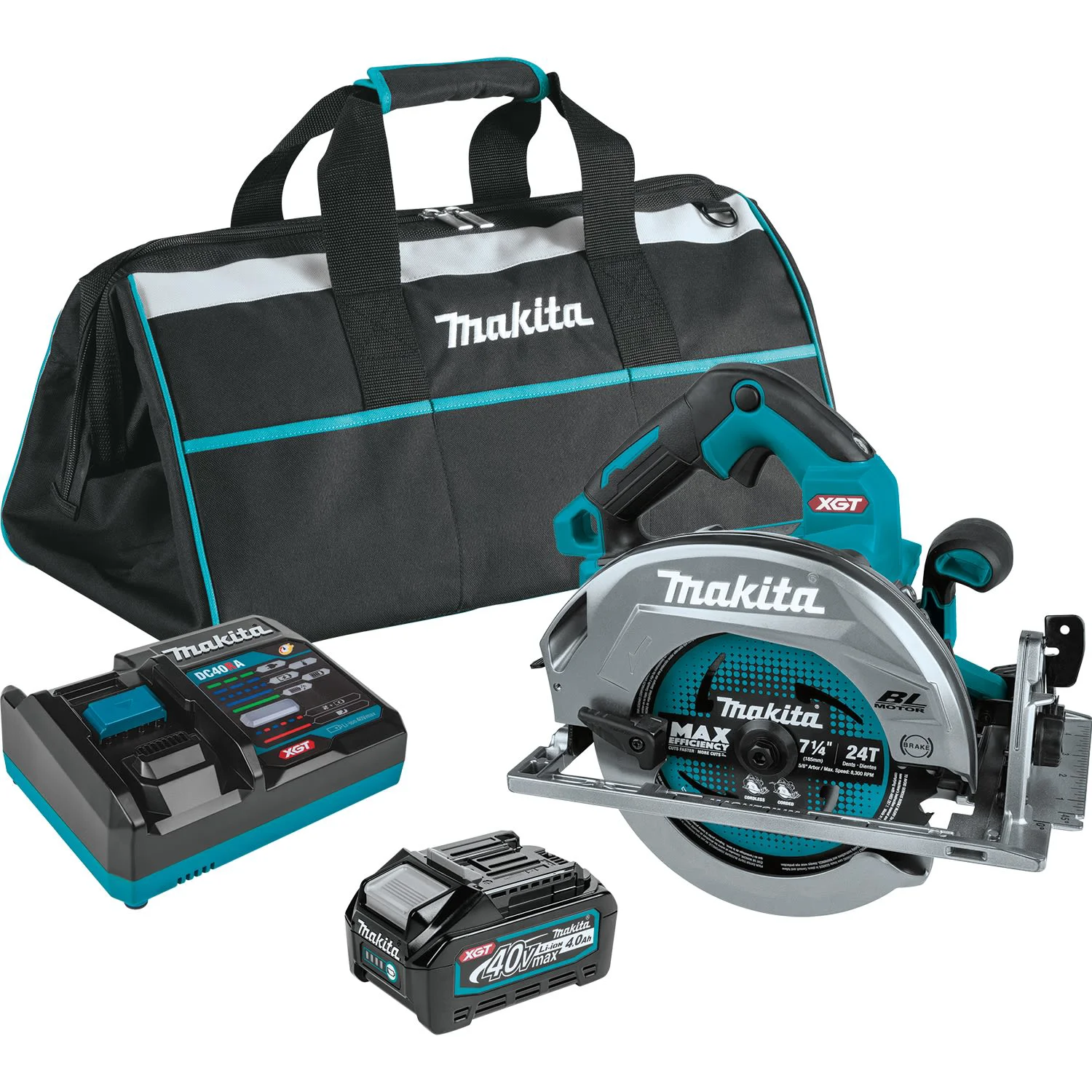 Innovative Makita 40V XGT Cordless 7-1 4 Circular Saw Kit with AWS Compatibility Durable