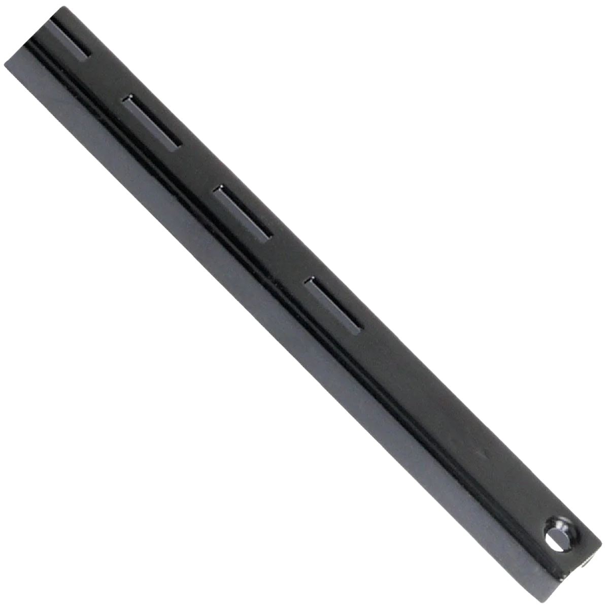 Clean Knape Vogt 80 Series 24 In. Black Steel Adjustable Shelf Standard Easy-to-Use