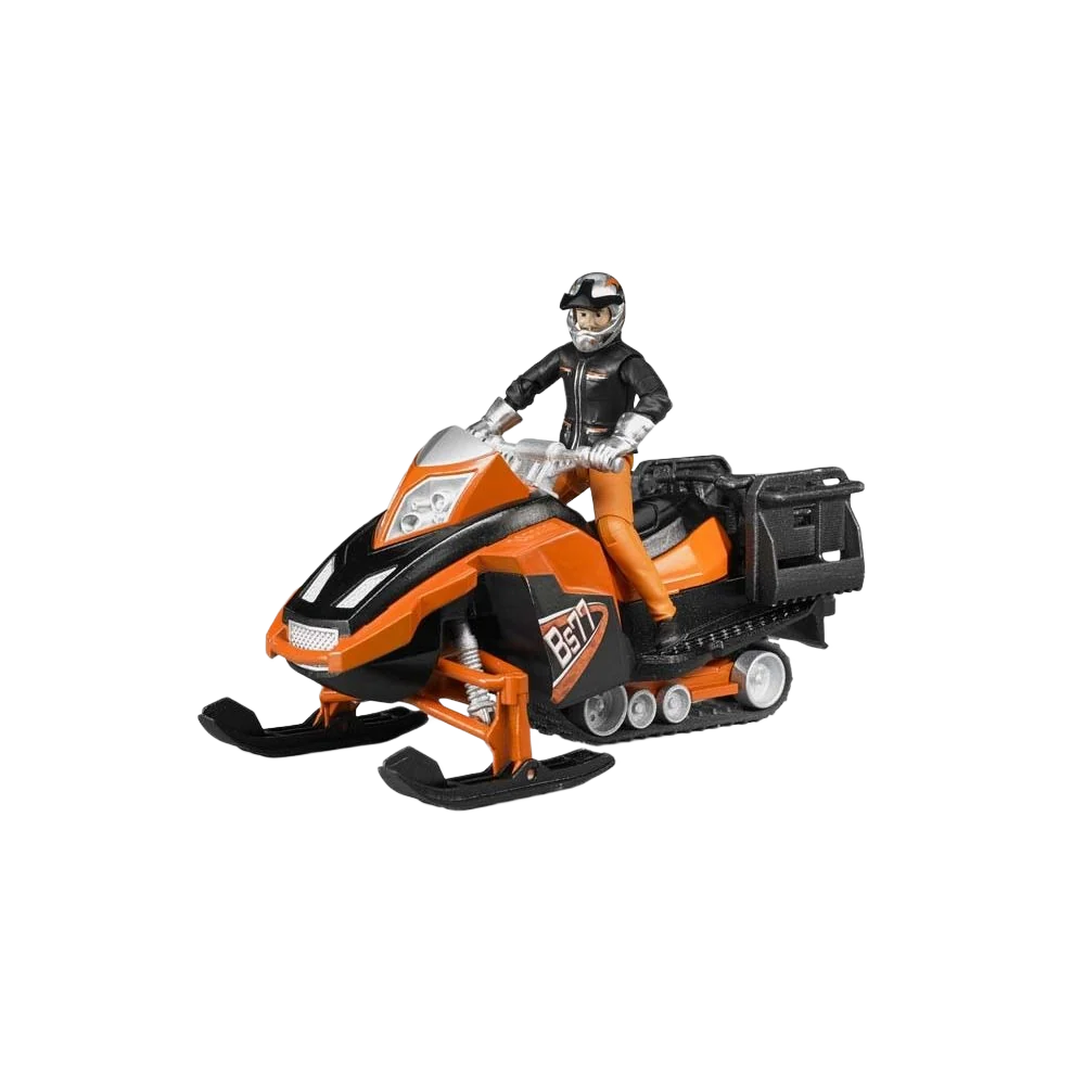 Carefully Designed Bruder 1 16 Scale Snowmobile with Driver Accessories Recyclable