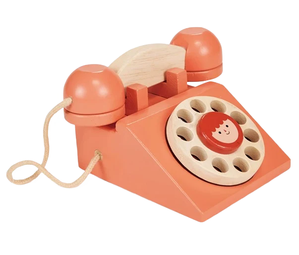 Organic Mentari Ring Ring Telephone Toy Fast