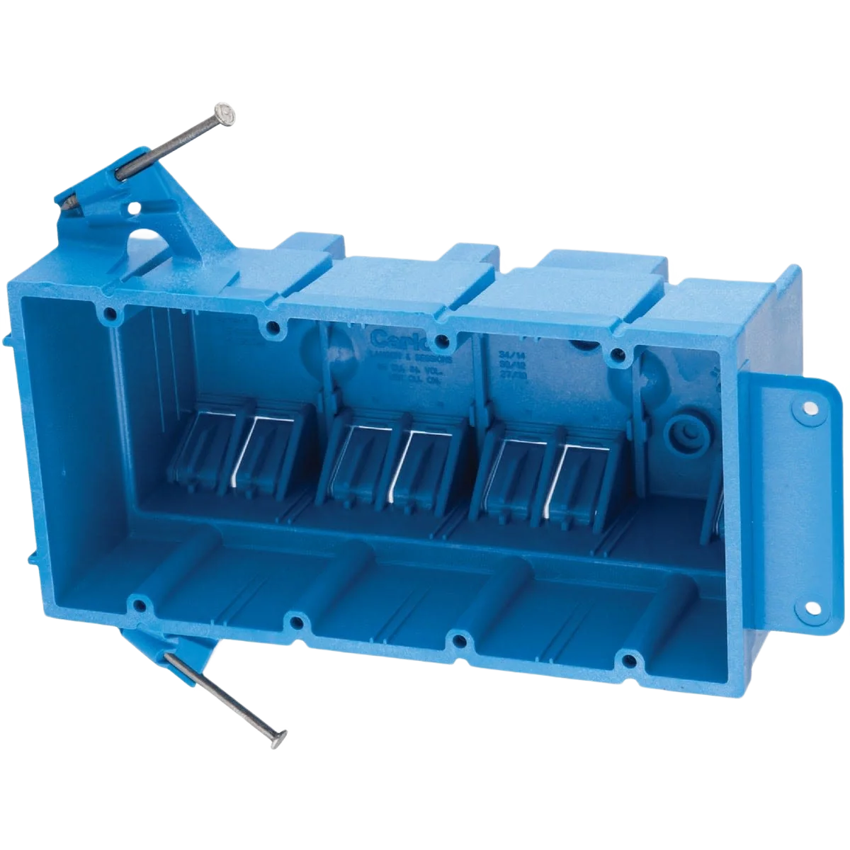 High-Quality Carlon Superblue 4-Gang Wall Box First-Class