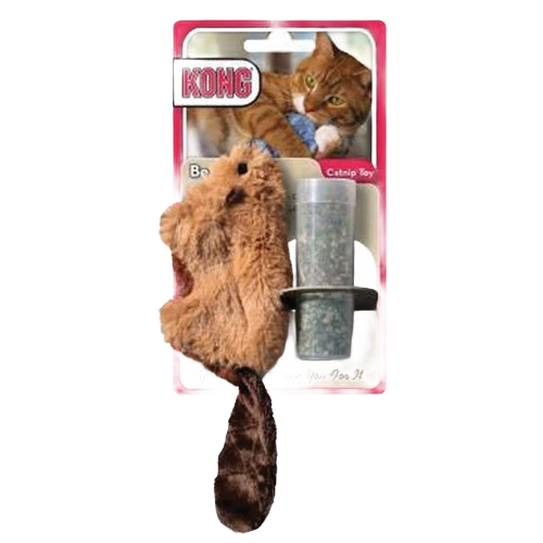Secure KONG Refillable Beaver Catnip Cat Toy Original Design
