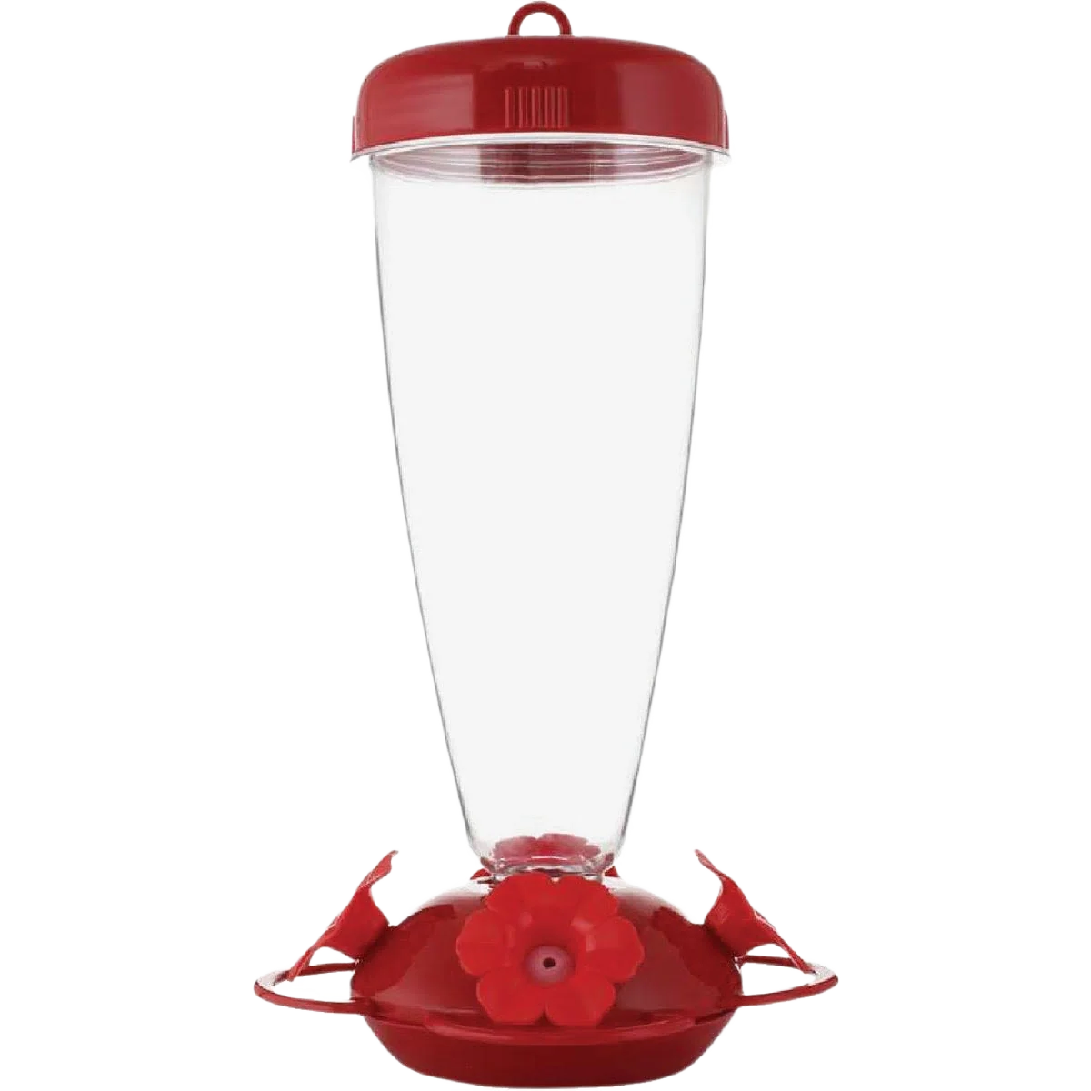 Dependable Perky-Pet Plastic Top-Fill Red Petunia Hummingbird Feeder 24 oz. Prestigious