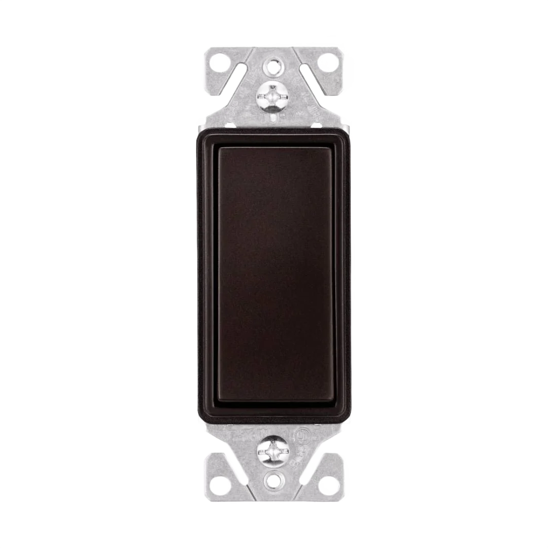 Lightweight Eaton Oil Rubbed Bronze 3-Way Decorator Switch User-Friendly