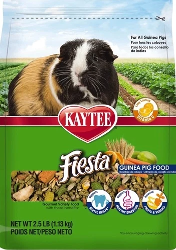 Clean Kaytee Fiesta Guinea Pig Food 4.5 lb. Classic