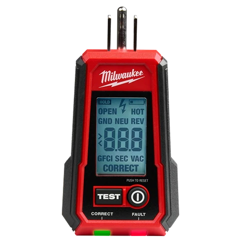 Luxury Milwaukee Digital GFCI Receptacle Tester Consistent