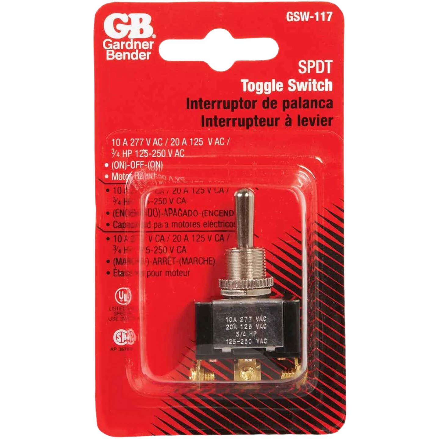 Expertly Made Gardner Bender SPDT Toggle Switch Premium Material