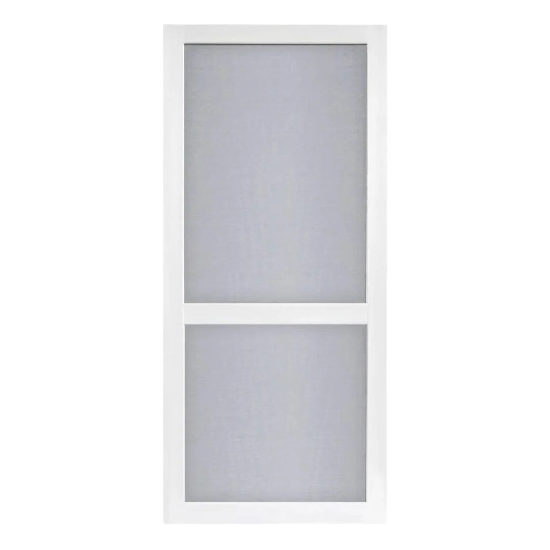 Environmentally Friendly Screen Tight Vinylcraft 32 in. White Solid Vinyl Screen Door Pure