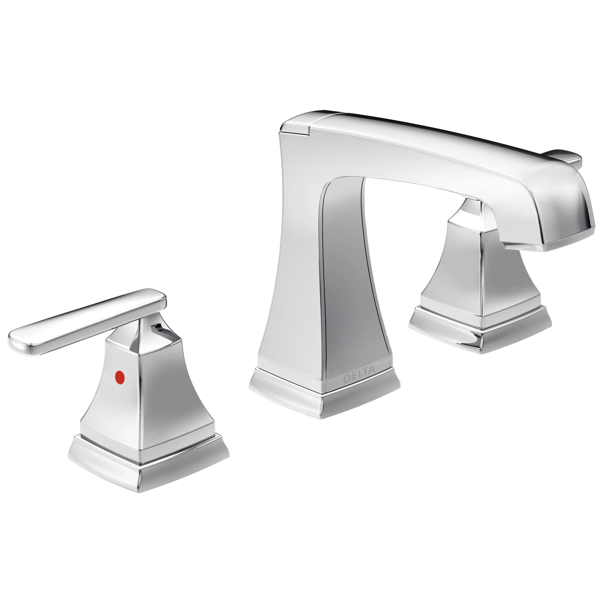Proven Delta Ashlyn Chrome Two Handle Widespread Bathroom Faucet with EZ Anchor Natural